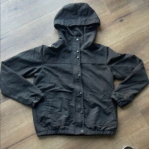 Volcom Black Hooded Jacket !! Medium